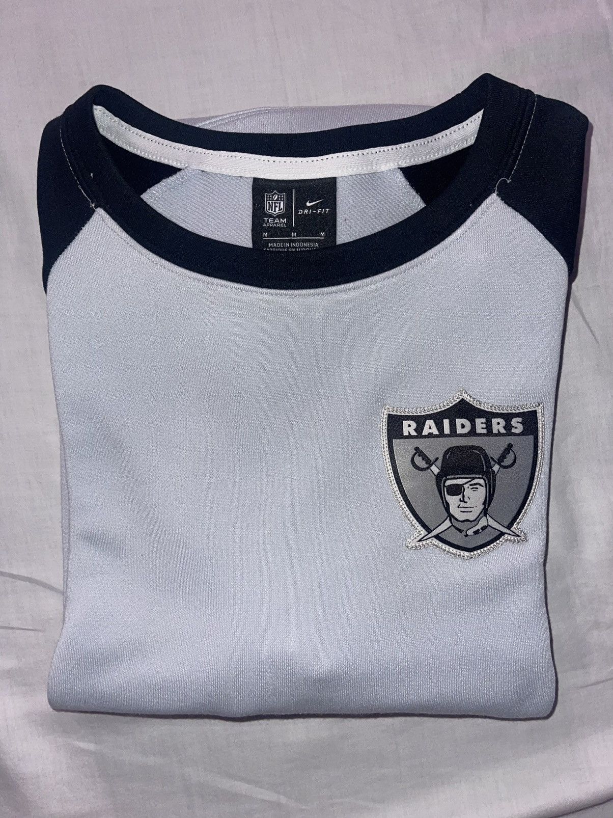 NFL × Nike Nike - NFL - Raiders Long Sleeve - Sz M - Like Brand New Size US M / EU 48-50 / 2 - 4 Thumbnail
