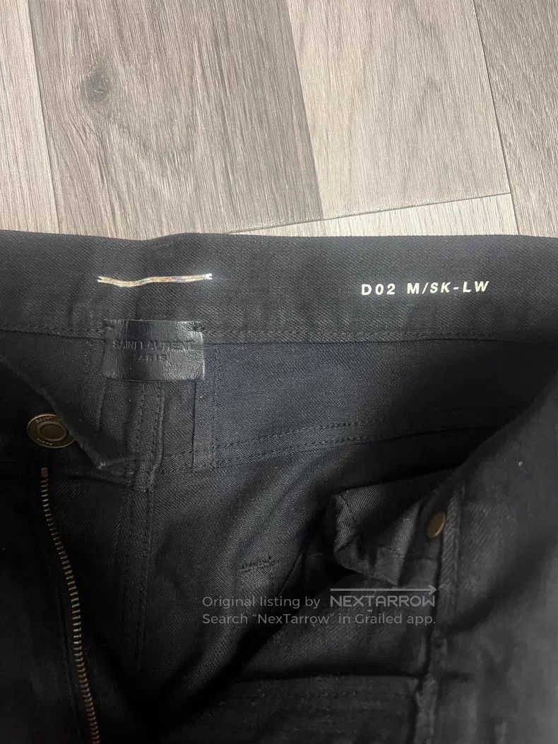 Saint Laurent Paris Saint Laurent Paris Black Trousers Size US 32 / EU 48 - 2 Thumbnail