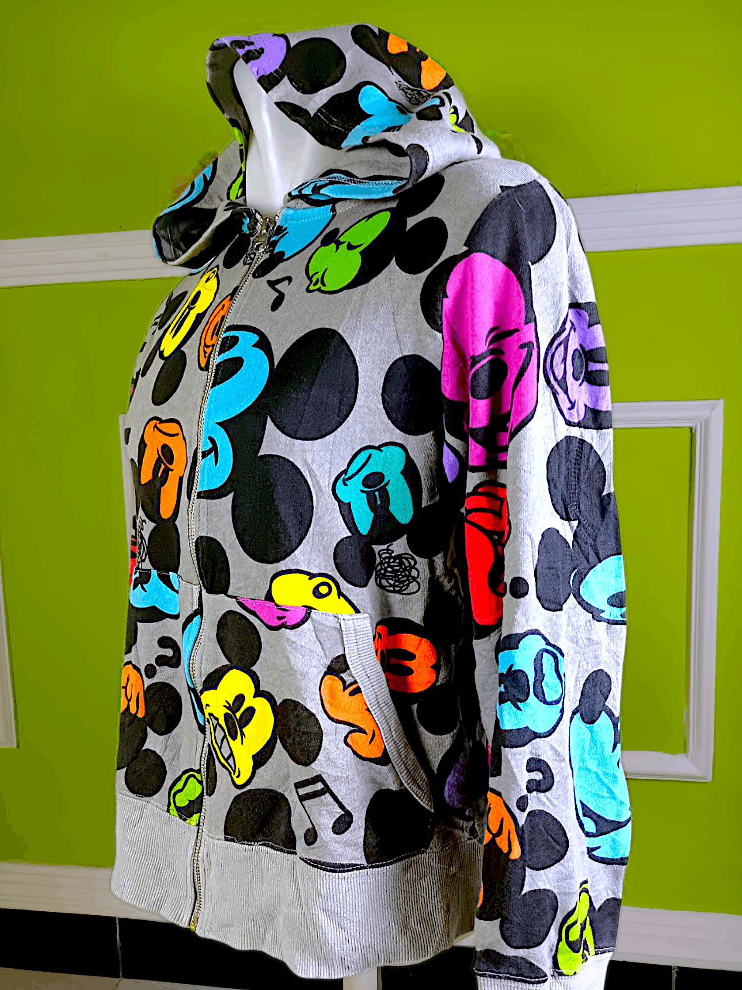 Cartoon Network × Disney × Mickey Mouse TOKYO DISNEY RESORT Mickey Mouse All Over Print Zip Hoodie Size US M / EU 48-50 / 2 - 5 Thumbnail