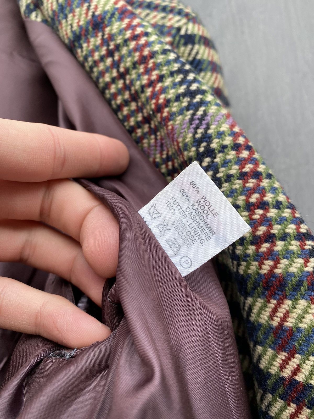 Jil Sander Jil Sander Vintage Plaid Wool/Cashmere Blazer Jacket Size 34 Size XS / US 0-2 / IT 36-38 - 10 Thumbnail
