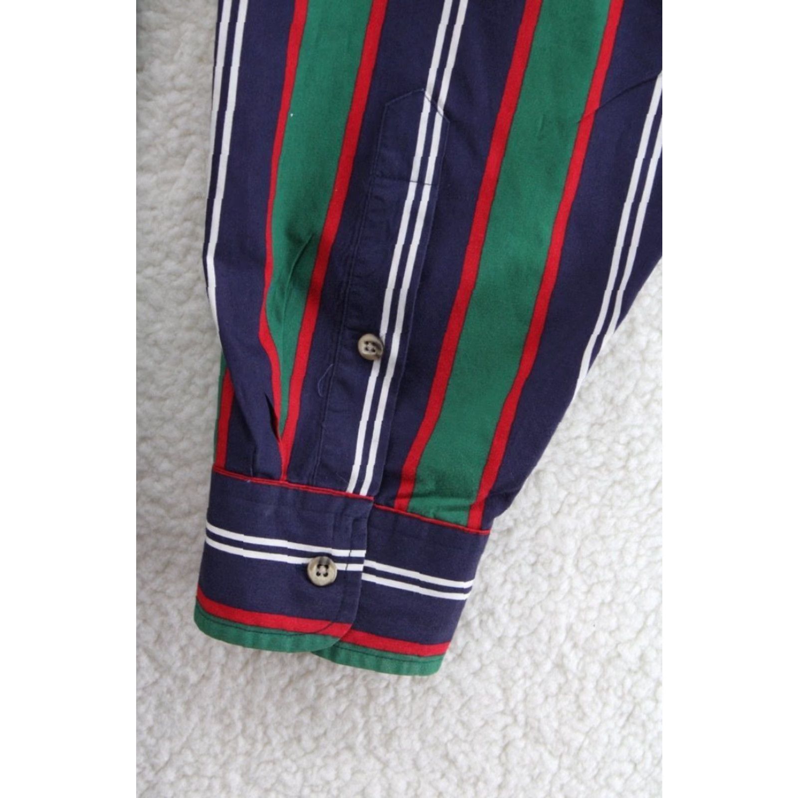 Gant VTG Gant Salty Dog Shirt Men's XL Multicolor Bold Striped Imperial Poplin Casual Size US XL / EU 56 / 4 - 3 Thumbnail