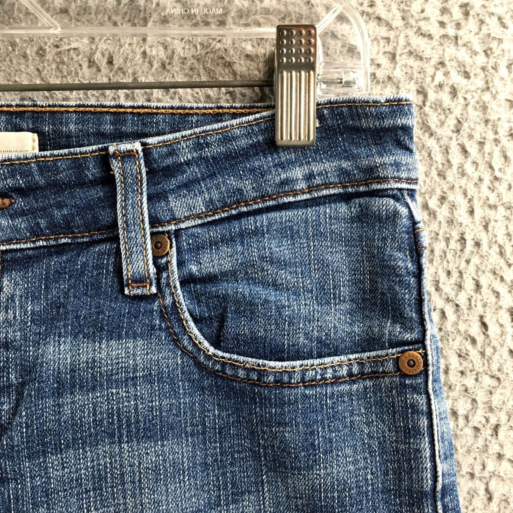 Levi's Levi's Mid Rise Skinny Jeans Womens 6M Blue Zip Fly Stretch Regular Fit Denim Jeans Size 28" / US 6 / IT 42 - 4 Thumbnail