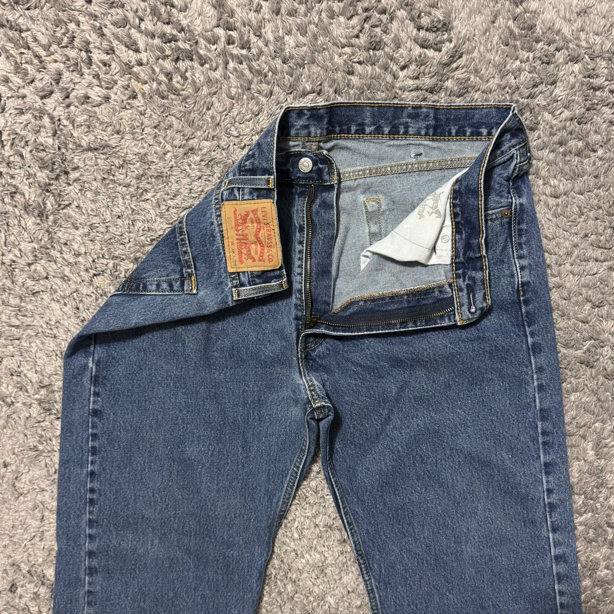 Levi's × Levi's Vintage Clothing Vintage Levis 505 Size 36x29 Distressed Hem Red Tag 90s Y2K Size US 36 / EU 52 - 2 Thumbnail