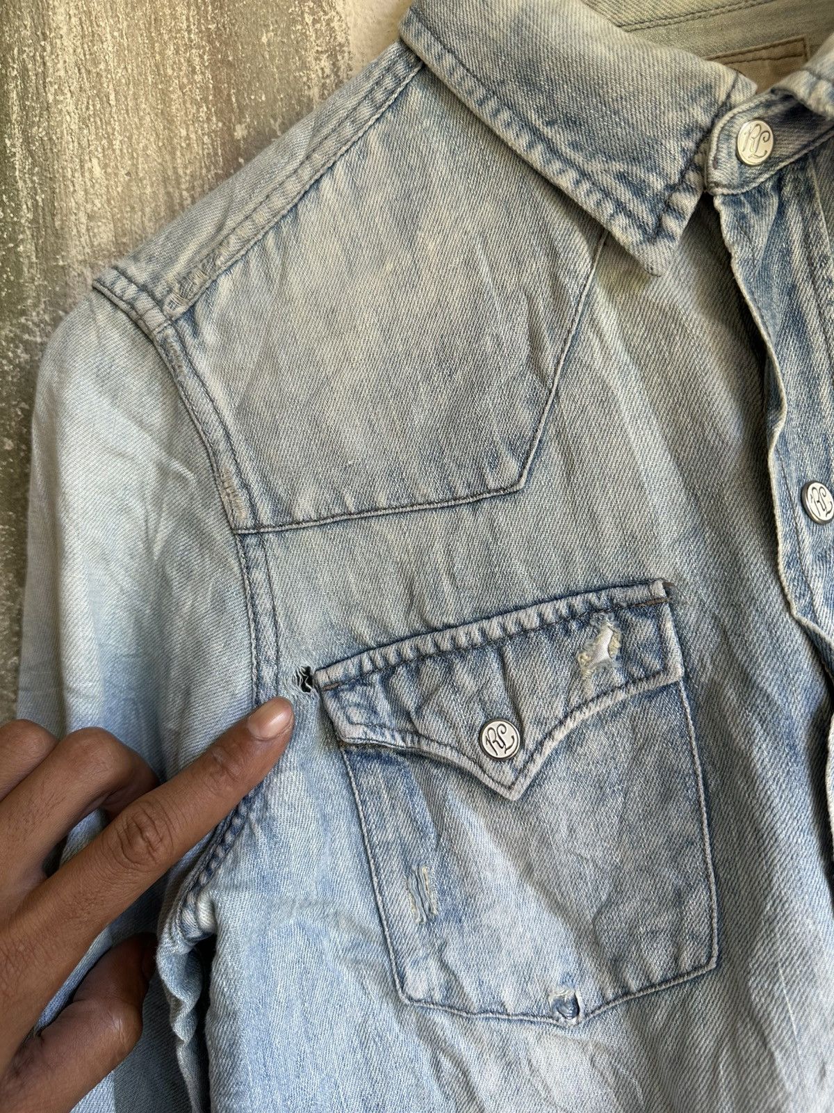 Polo Ralph Lauren 🔅Steals🔅RALPH LAUREN DENIM LONG SLEEVE SHIRT Size US M / EU 48-50 / 2 - 11 Thumbnail