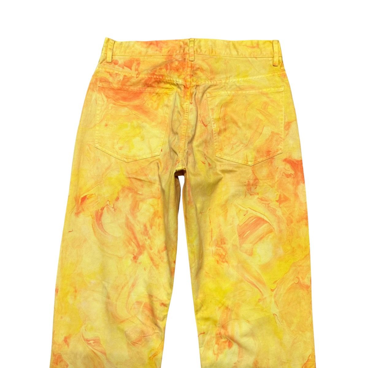 Japanese Brand Vintage SYNAPS Denim Painted Bleach Jeans Size US 31 - 10 Thumbnail