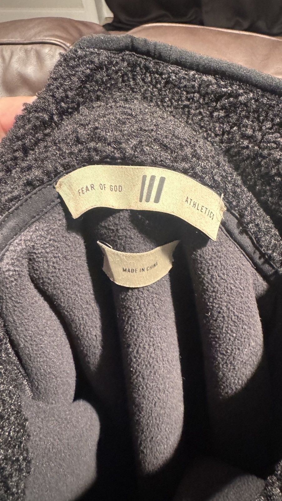 Essentials Adidas x Fear of God 1/2 Zip Fleece Size US L / EU 52-54 / 3 - 3 Thumbnail