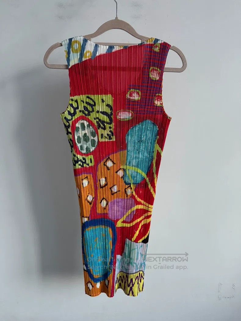 Issey Miyake Issey Miyake Color - Block Dress Size L / US 10 / IT 46 - 2 Thumbnail