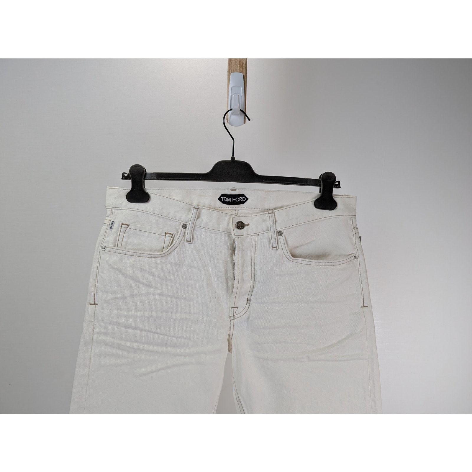Tom Ford o1rshd1 Denim Slim Jean in White Size US 36 / EU 52 - 4 Thumbnail