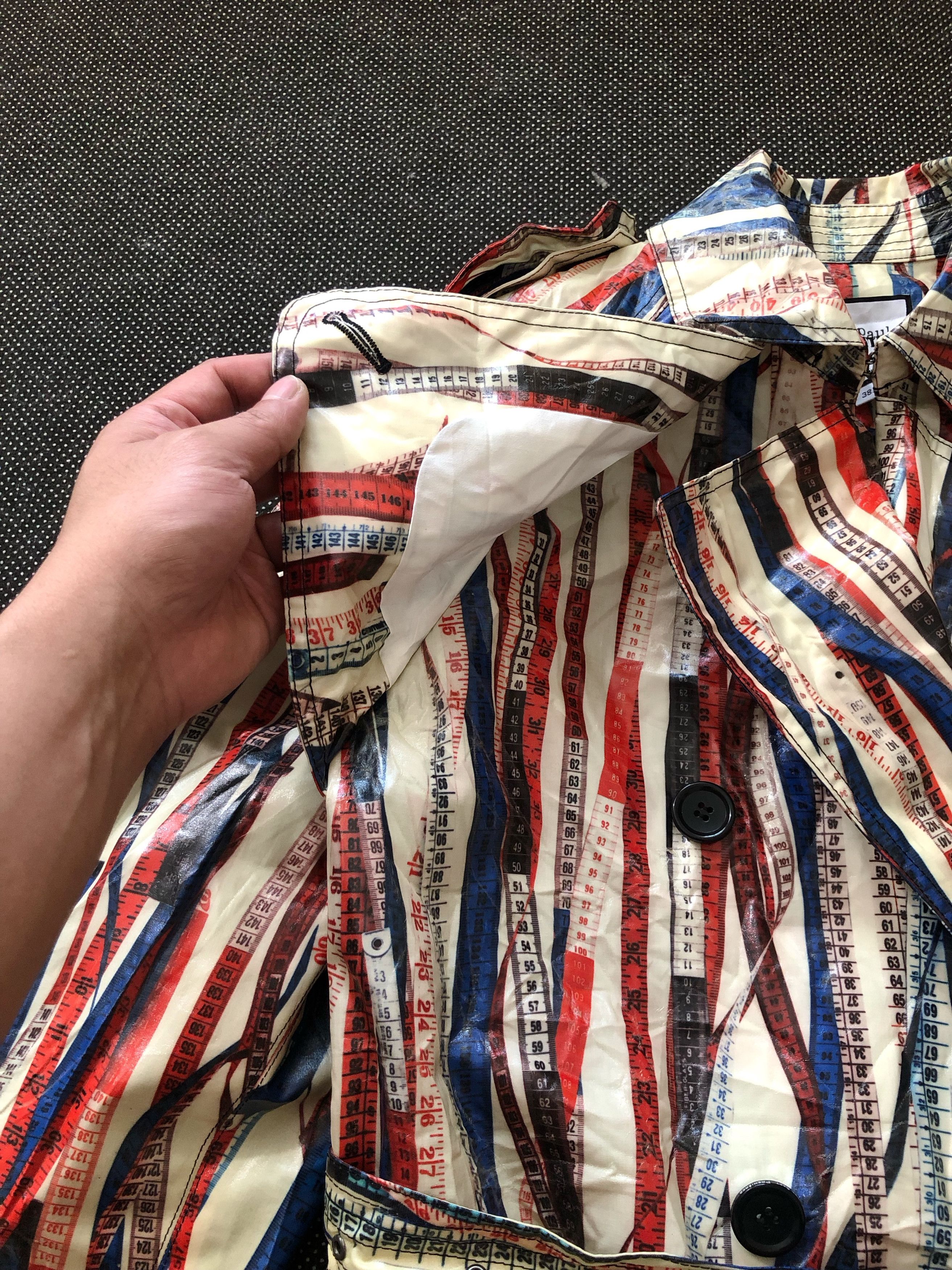 Jean Paul Gaultier RARE🔥FW2015 GAULTIER SEPT PREMIERES RULER TAPE TRENCH COAT Size M / US 6-8 / IT 42-44 - 11 Thumbnail