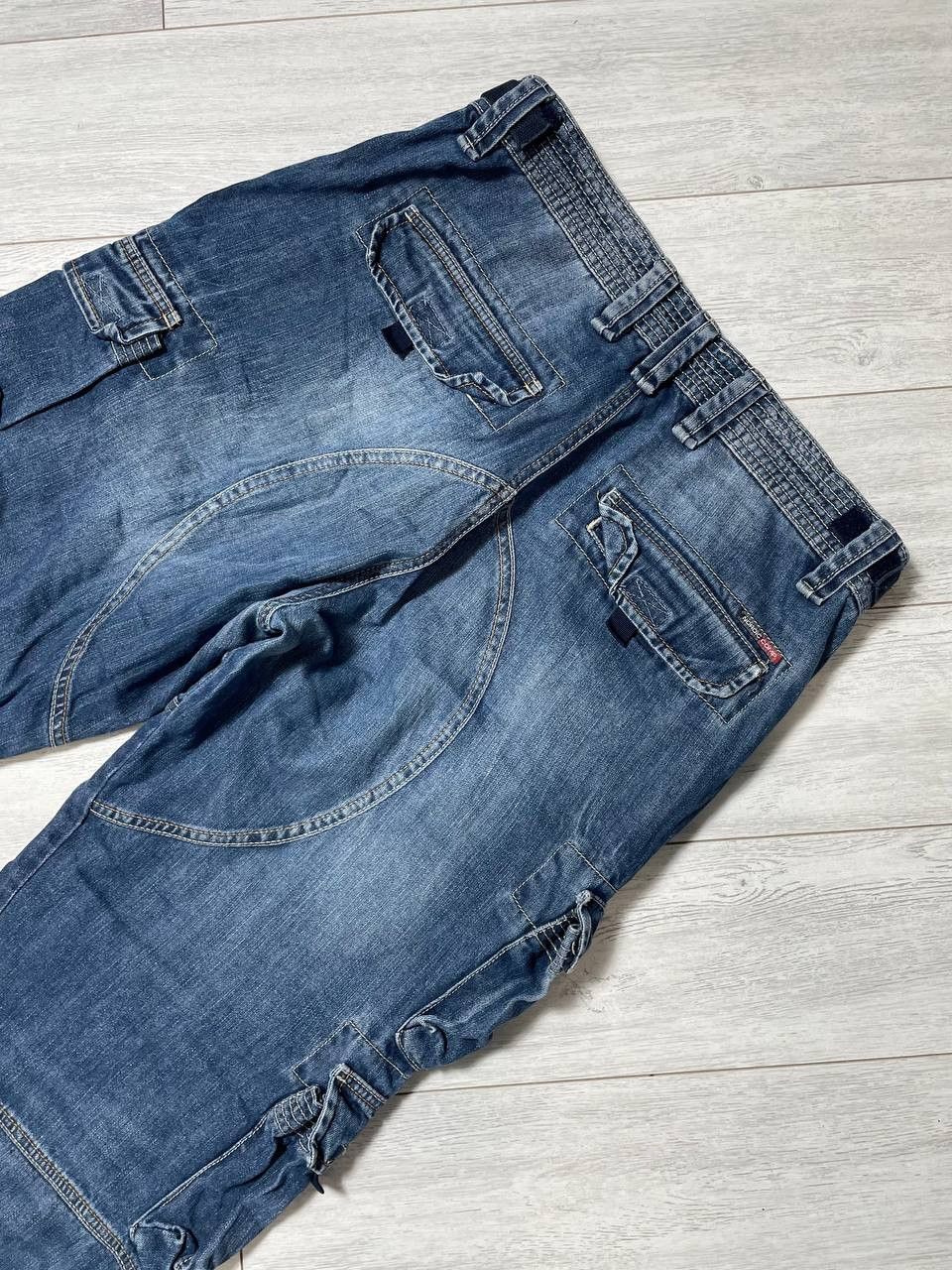 Other Denim Cargo Pants Multi pocket Thor Steinar drawstrings Size US 36 / EU 52 - 5 Thumbnail