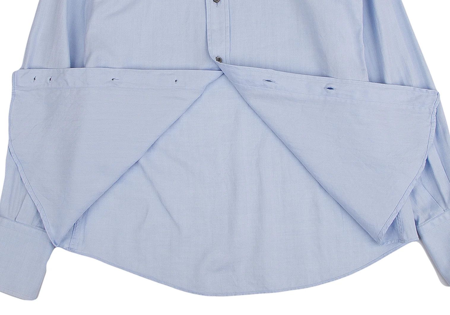 Gucci Cotton Herringbone Shirt in Light Blue Size S Size US S / EU 44-46 / 1 - 10 Thumbnail