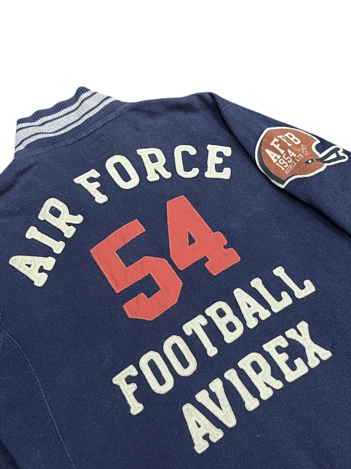 Avirex VERYRARE🔥Vintage AVIREX Air Force 54 Football Cotton Jacket Size US M / EU 48-50 / 2 - 5 Thumbnail