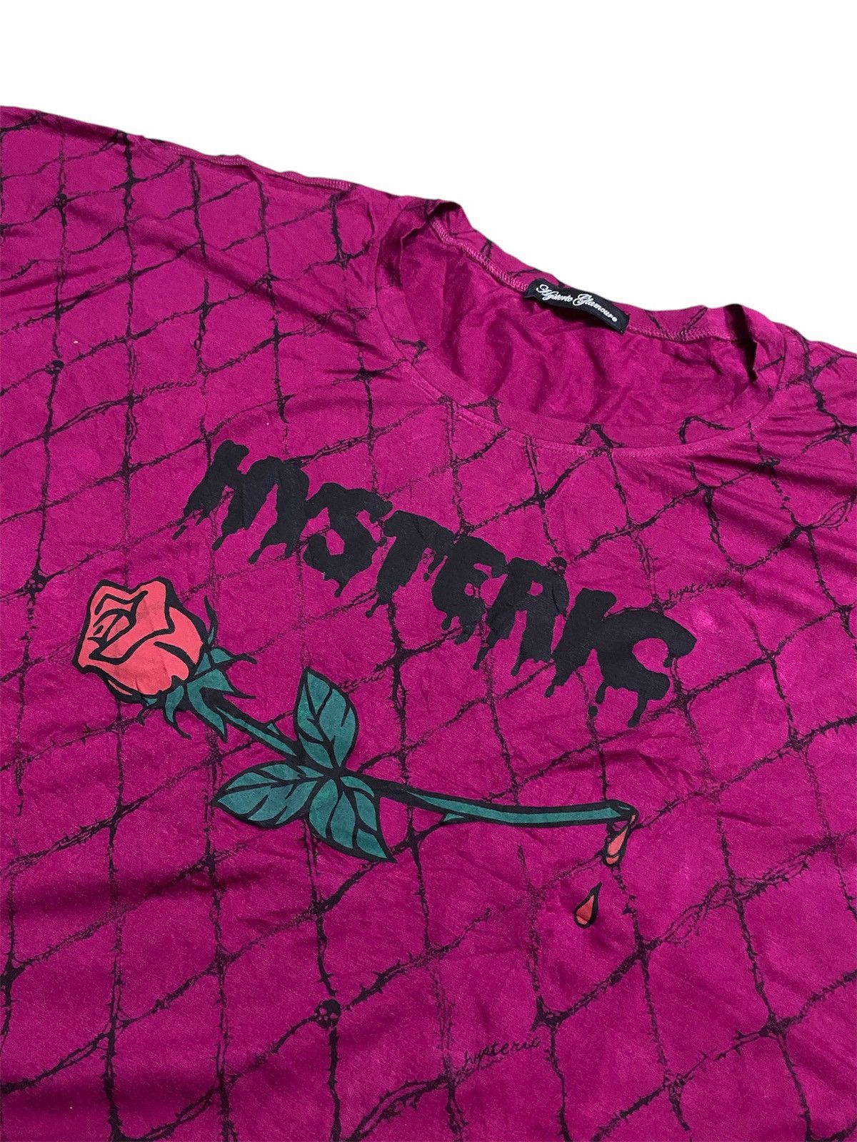 Hysteric Glamour × Japanese Brand Hysteric Glamour Rose Tshirt Size ONE SIZE - 3 Thumbnail