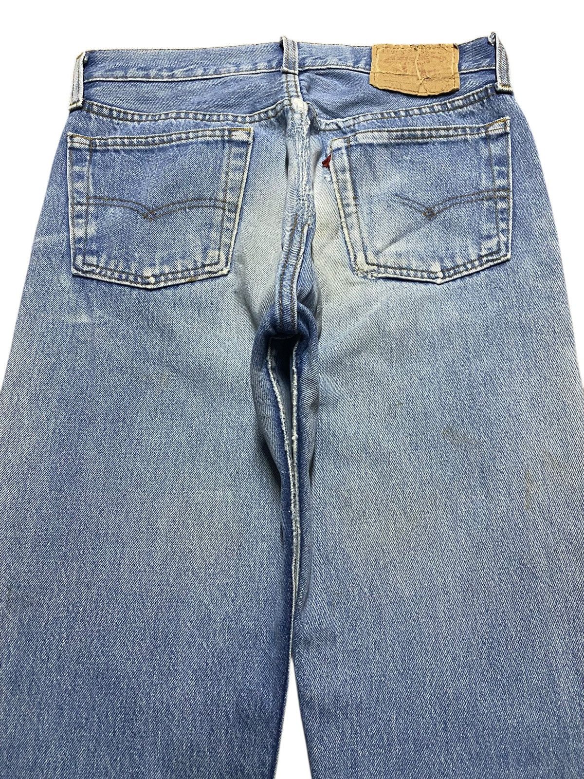 Levi's Vintage Levis 501 80s Blue Wash Loose Jeans Size US 29 - 4 Thumbnail