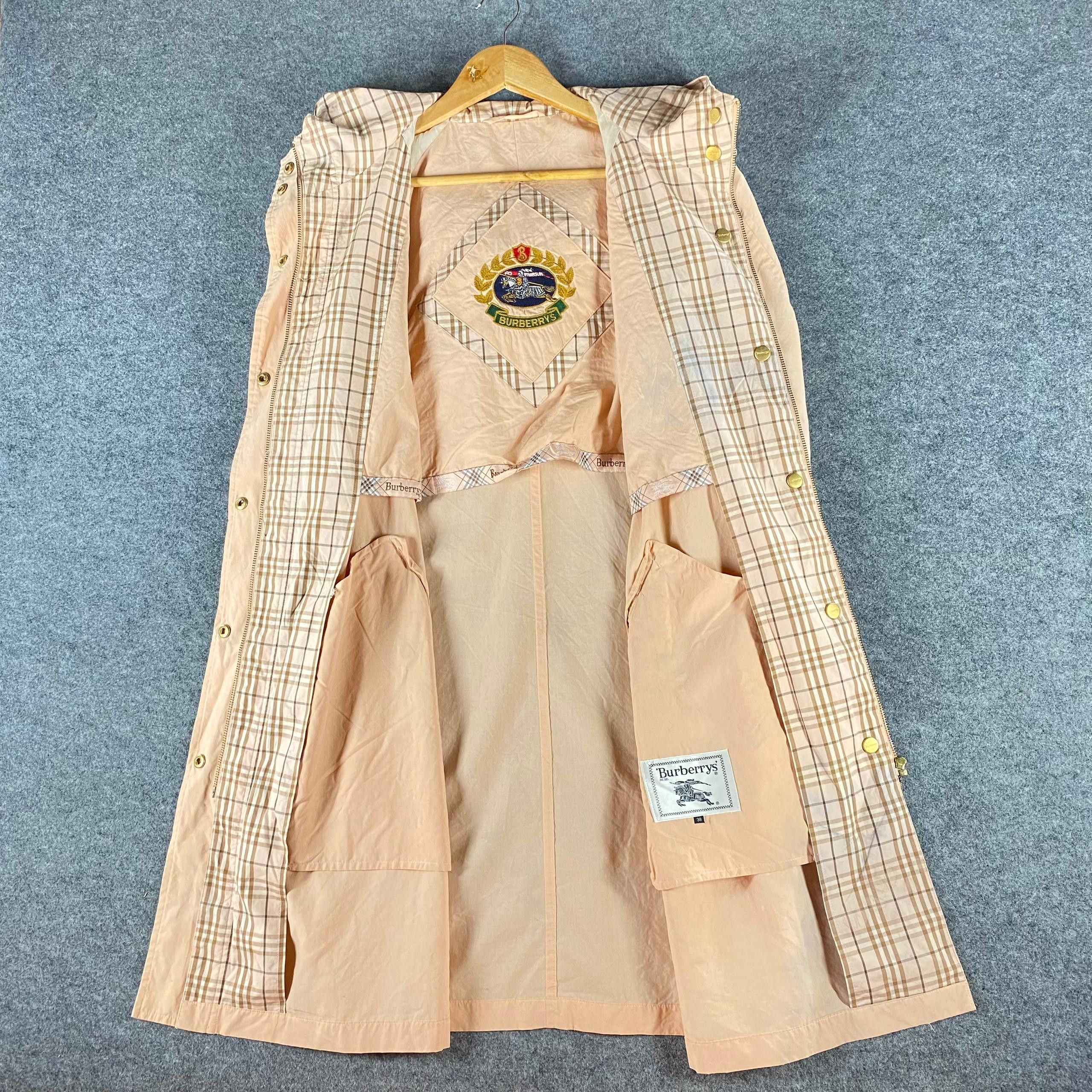 Burberry Prorsum Vintage 90s Burberry London Parka Hoodies Jacket Size L / US 10 / IT 46 - 8 Thumbnail