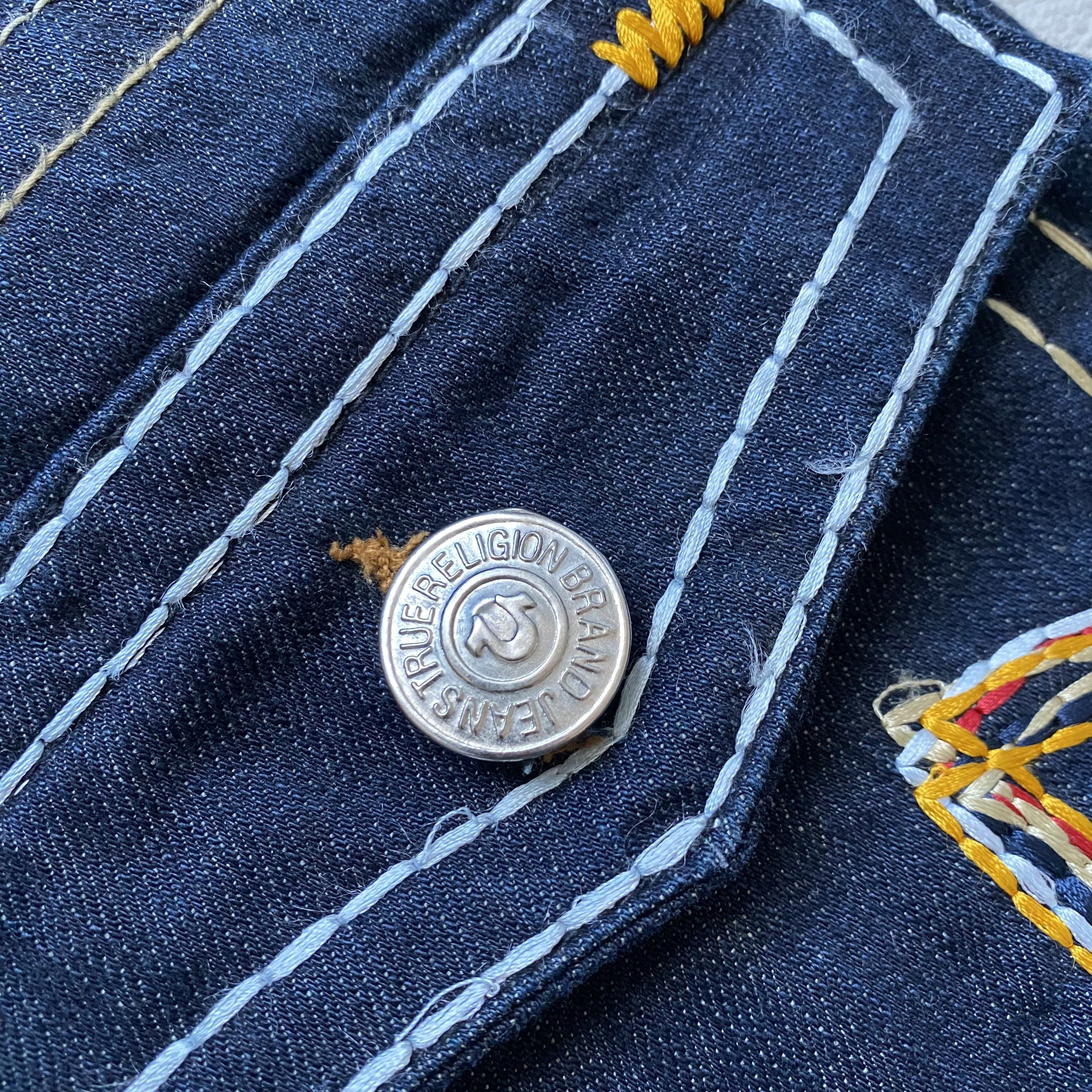 True Religion 👖 Vintage 2000s True Religion slim jeans Y2K Size US 31 - 5 Thumbnail