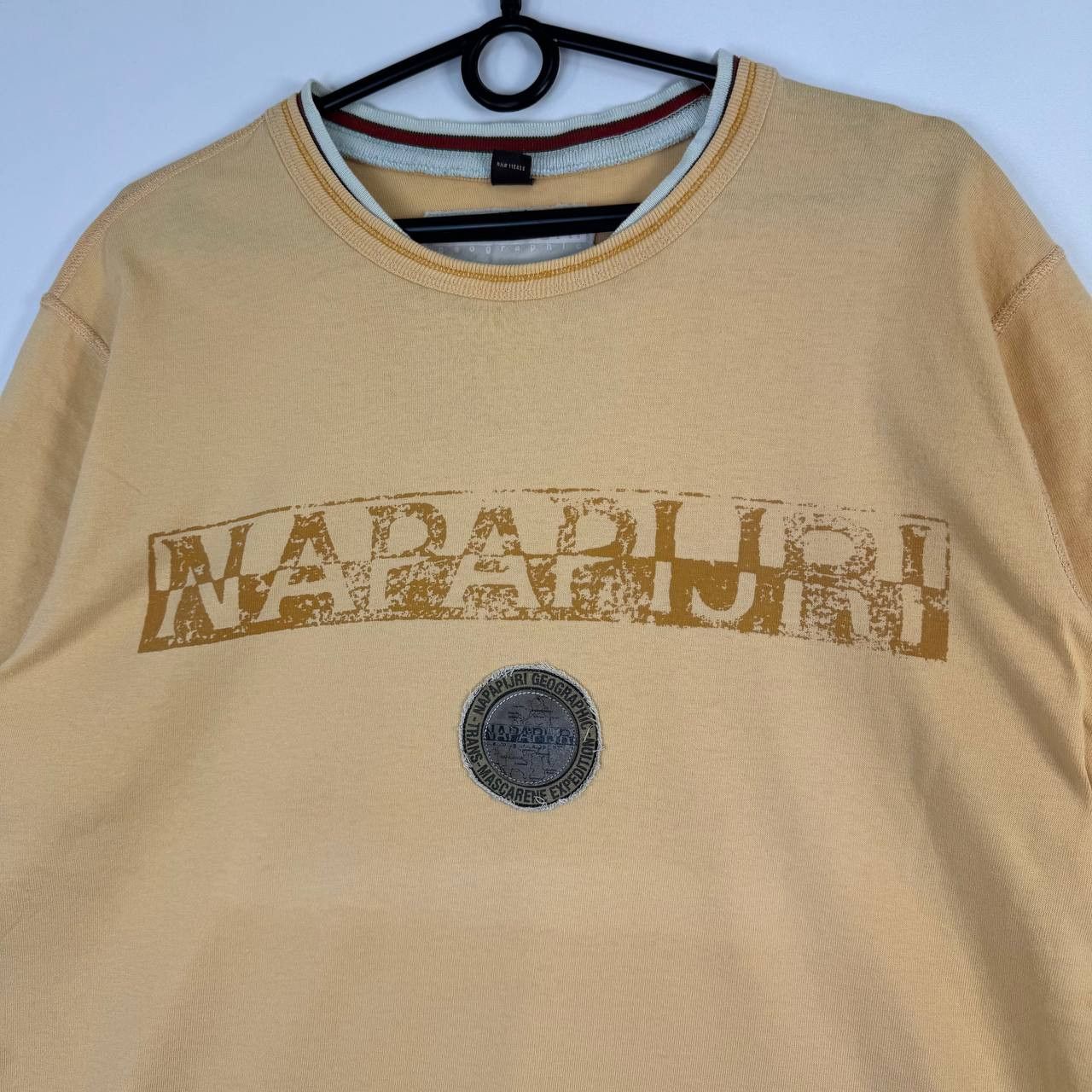 Napapijri Napapijri Graphic Logo T-Shirt Beige Mens Size L Size US L / EU 52-54 / 3 - 2 Thumbnail