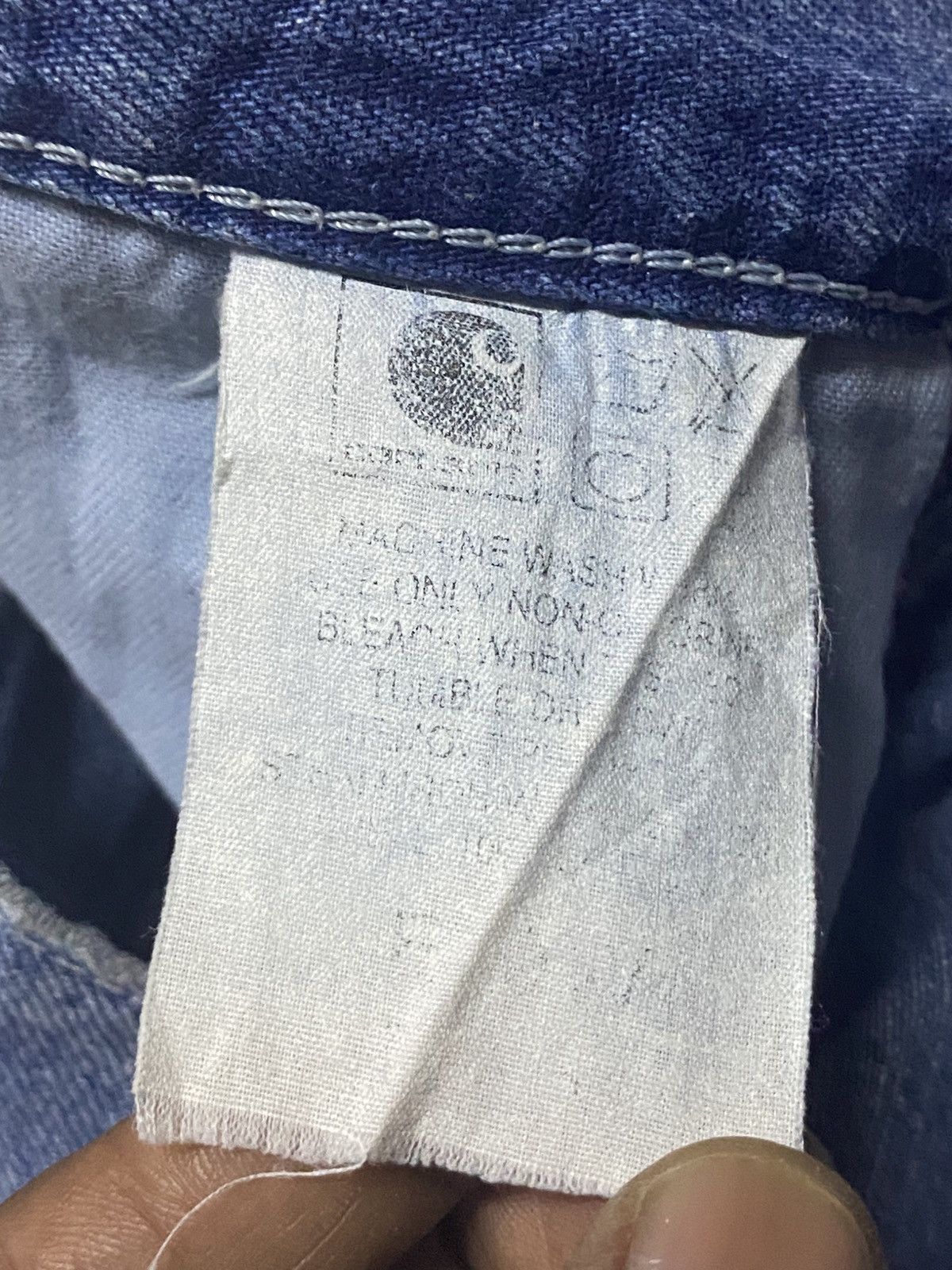 Carhartt Japan Vintage Carhatt Light Blue Carpenter Baggy Jeans Size US 32 / EU 48 - 14 Thumbnail