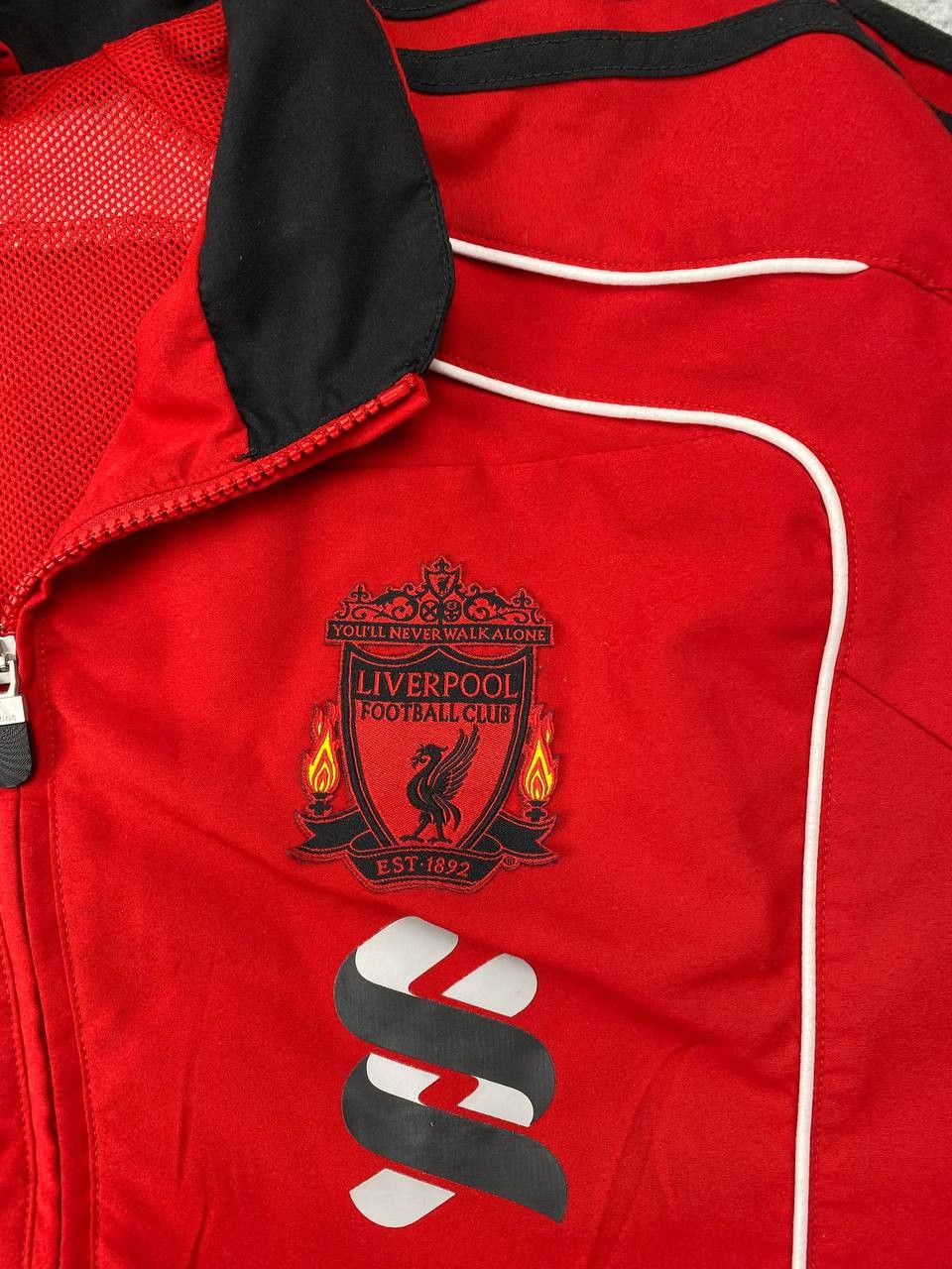 Adidas Vintage Adidas Liverpool FC Football Windbreak Jacket Size US XL / EU 56 / 4 - 3 Thumbnail
