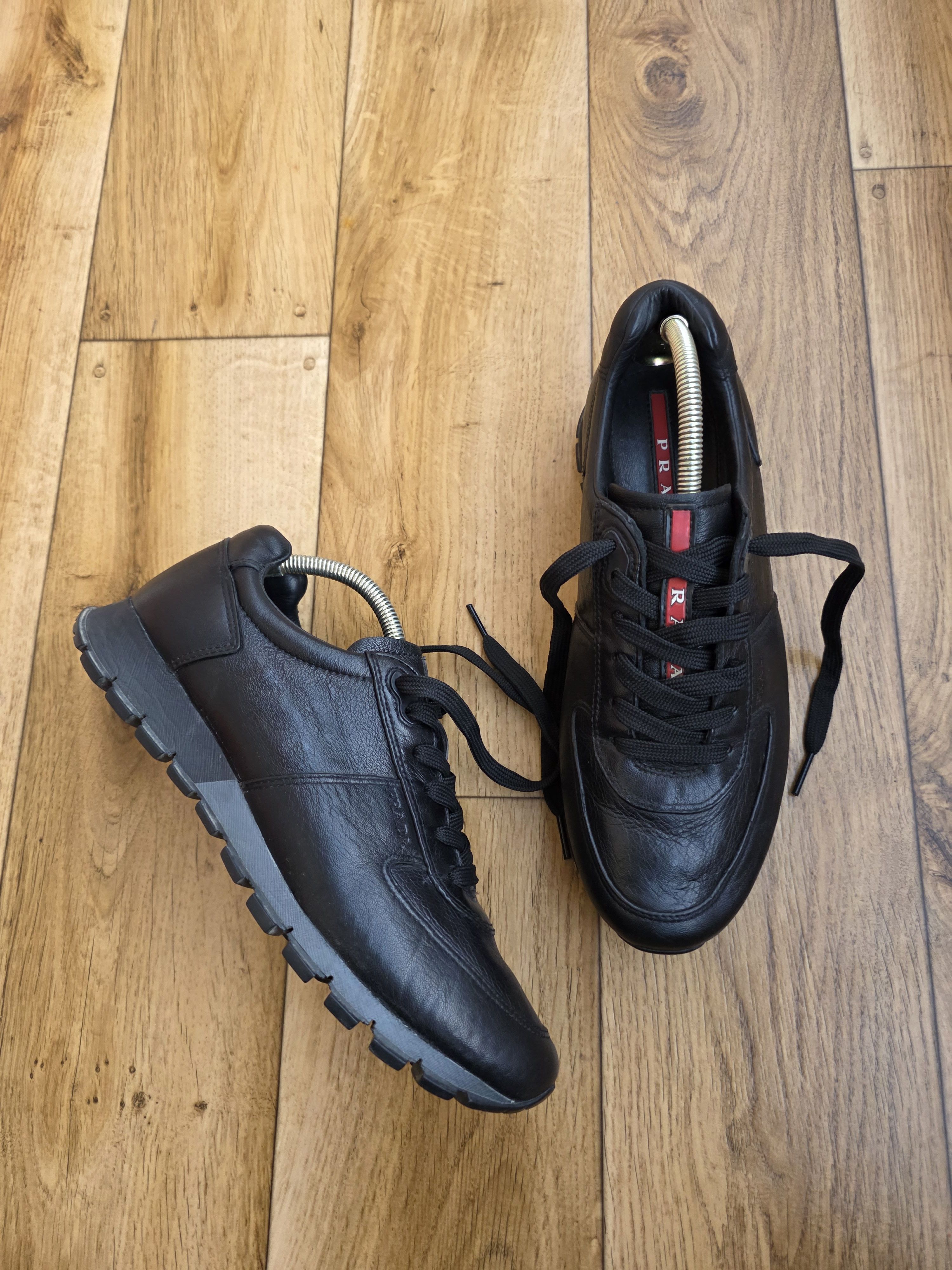 Prada Prada Men Leather Sneakers Size US 7 / EU 40 - 3 Thumbnail