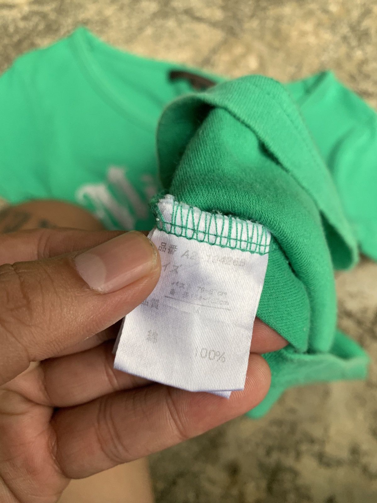 Japanese Brand y2k Charmberrytic Japan Green Goth Font Poem Graphic Top Size M / US 6-8 / IT 42-44 - 7 Thumbnail