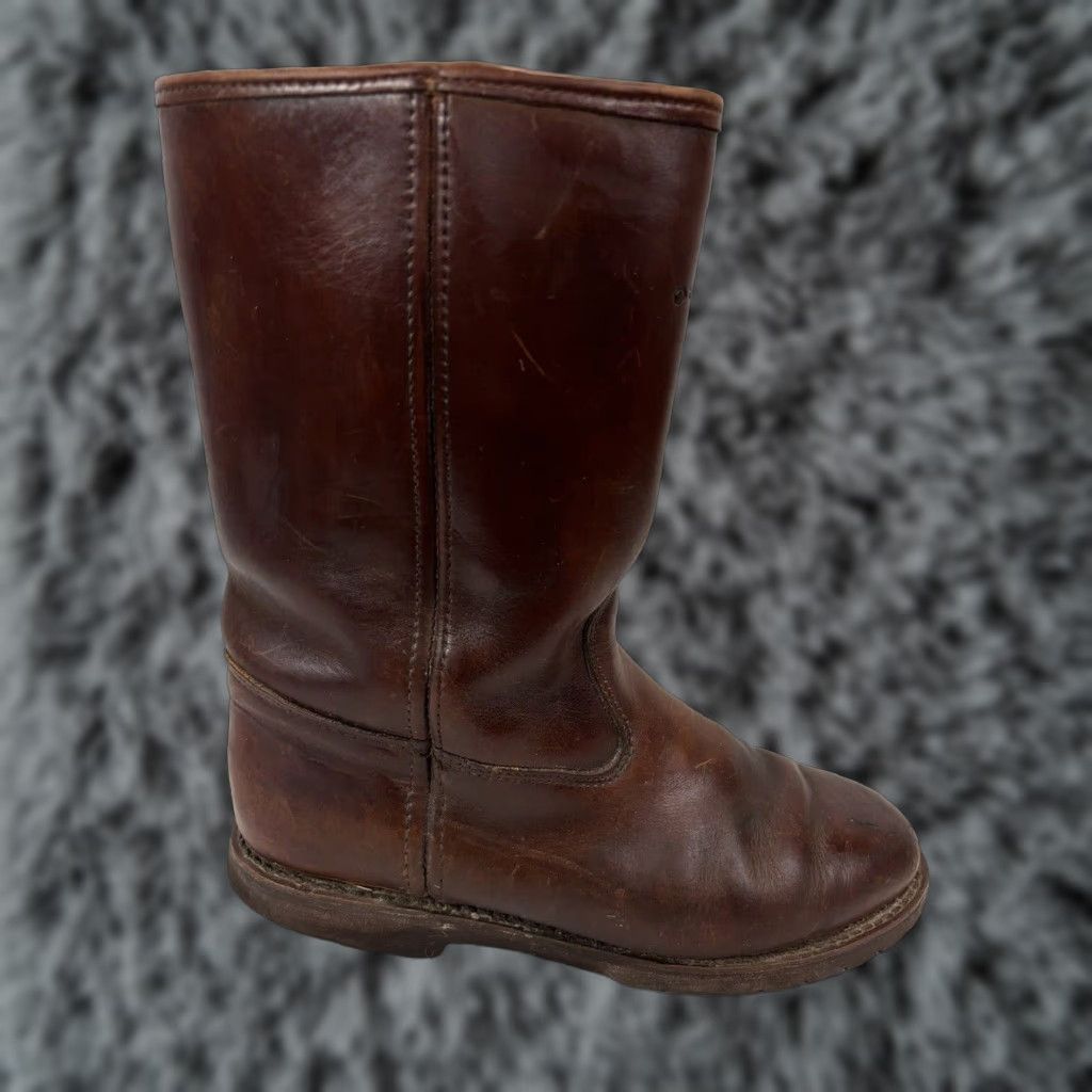 Orvis VINTAGE Orvis Men’s Chukka Boots Leather Mid-Calf Casual Fall Winter US 9 Brown Zipper Made USA Size US 9 / EU 42 - 1 Thumbnail