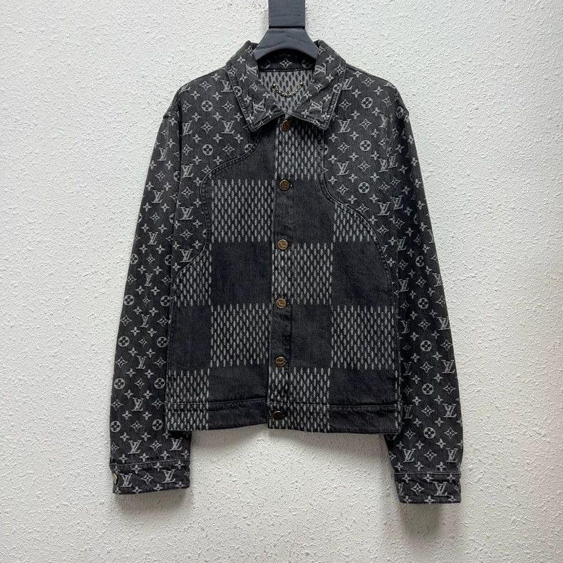 Louis Vuitton Louis Vuitton Presbyopic patchwork denim jacket Size US M / EU 48-50 / 2 - 1 Thumbnail