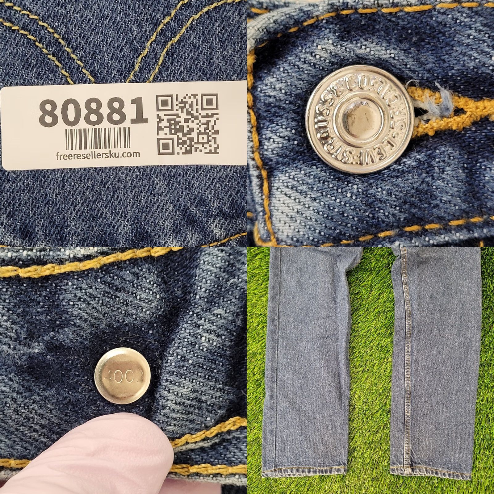 Levi's Levi’S 505 Straight Jeans, Faded Medium Wash - 30x30 - Mens Size US 30 / EU 46 - 8 Thumbnail