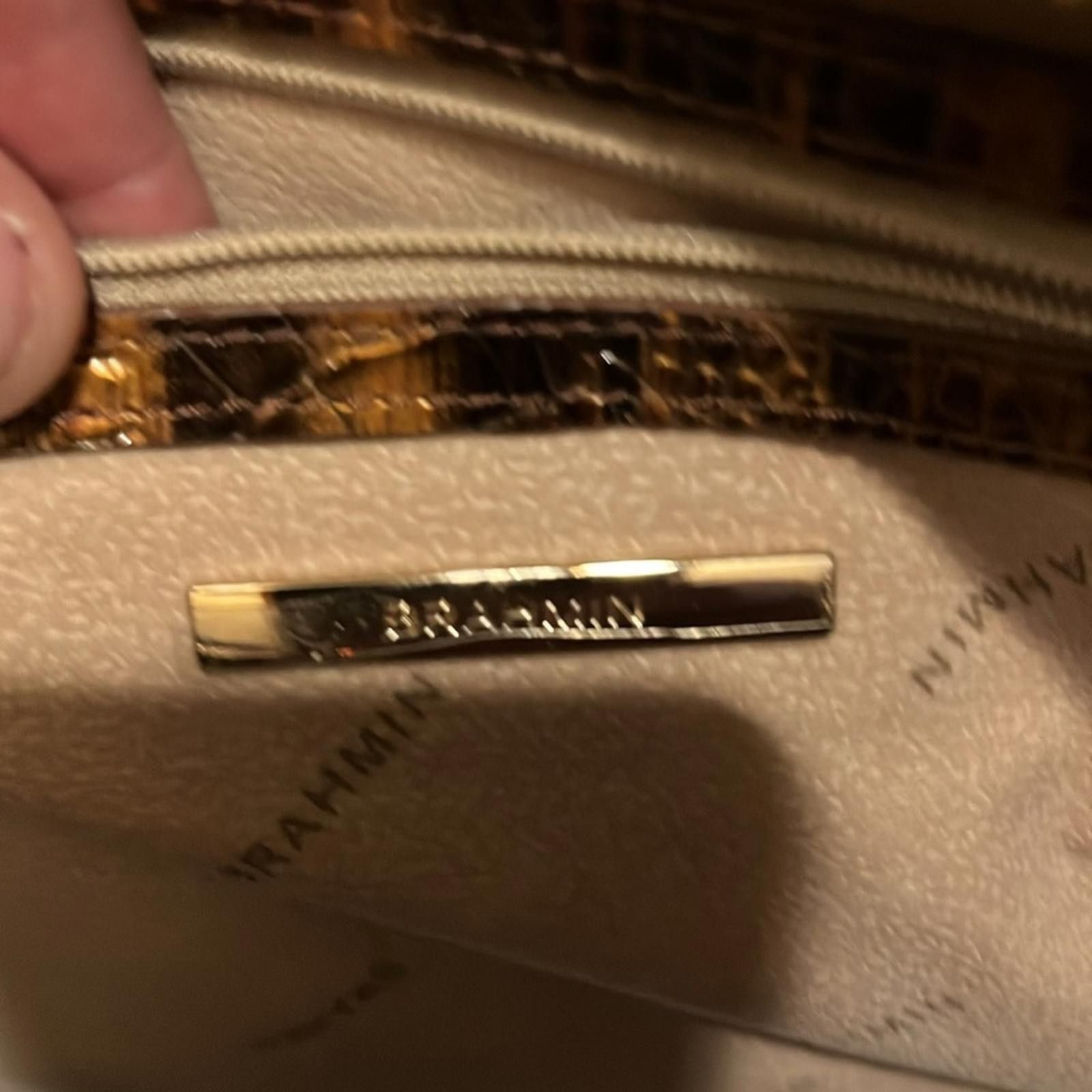 BRAHMIN Brahmin Tigers Eye Melbourne Tote Bag​​​ NWT Size ONE SIZE - 9 Thumbnail