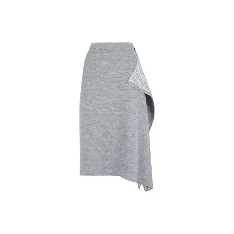 Fendi o1s1wg110925 Skirt in Light Grey Size 30" / US 8 / IT 44 - 1 Thumbnail