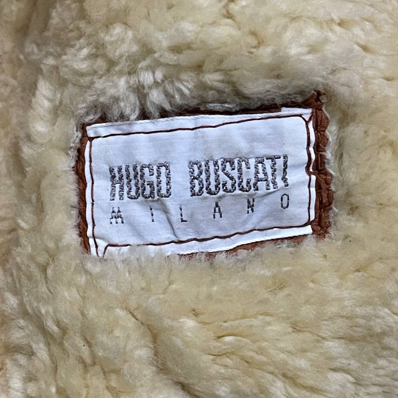 Leather Vintage Hugo Bugati Milano Shearling Leather Jacket Size US M / EU 48-50 / 2 - 11 Thumbnail