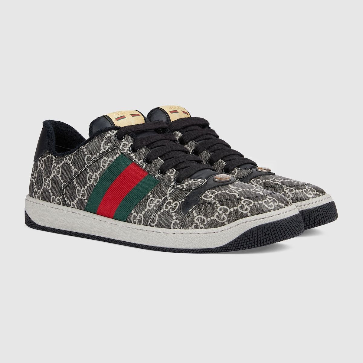 Gucci Screener Web GG Sneakers SIZE 9