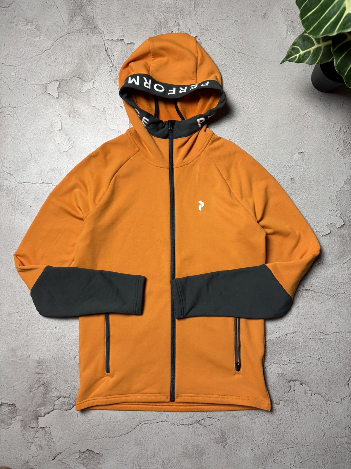 Peak Performance Peak Performance Orange Rider Full Zip Hooded Jacket Size S Size US S / EU 44-46 / 1 - 1 Thumbnail