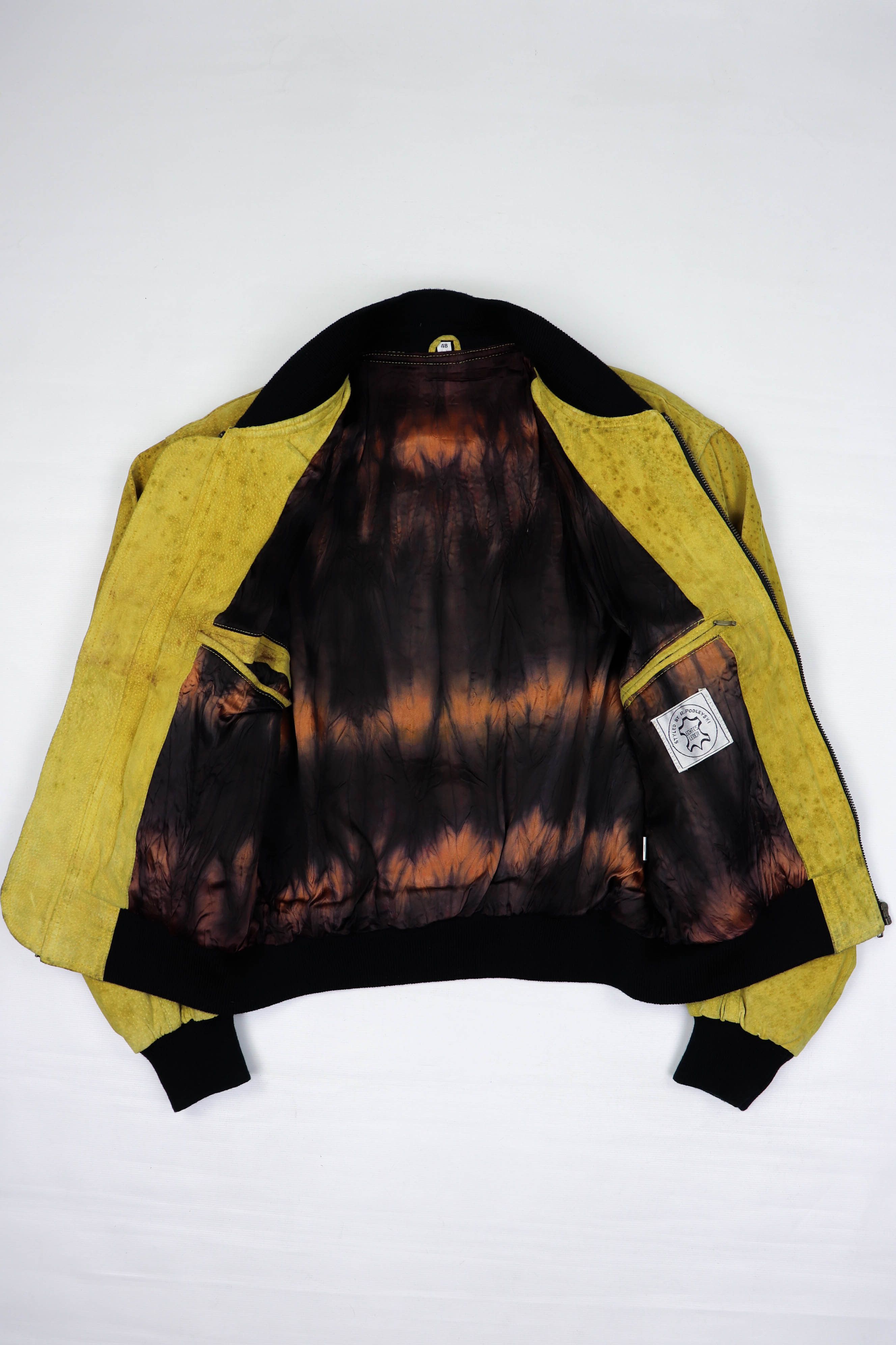 NFL ​​Glenwood Gators Vintage 90s Distressed Suede Bomber Jacket Size US M / EU 48-50 / 2 - 18 Thumbnail