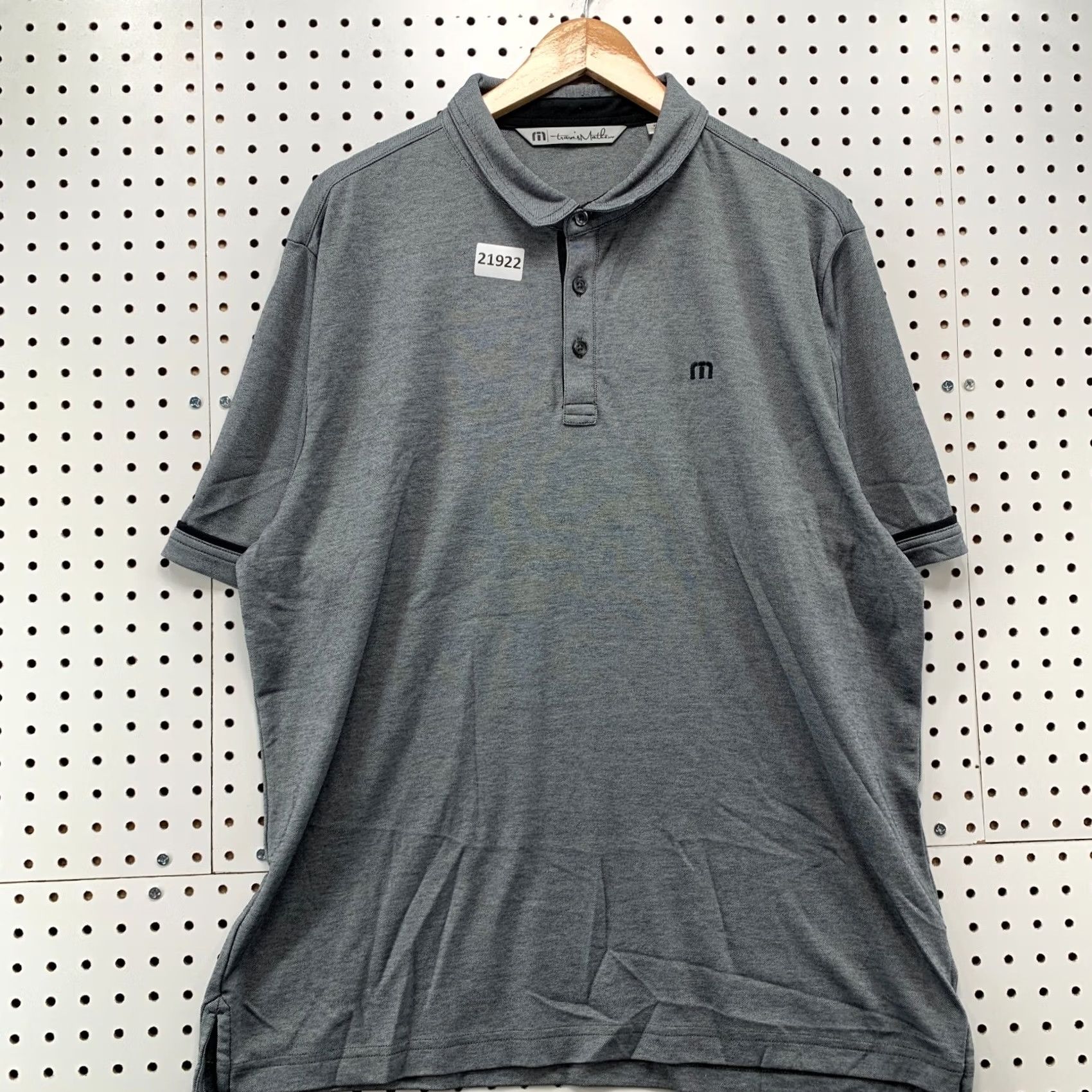 TravisMathew Travis Mathew Polo Shirt Gray Short Sleeve Adults XL Golf Size US XL / EU 56 / 4 - 2 Thumbnail