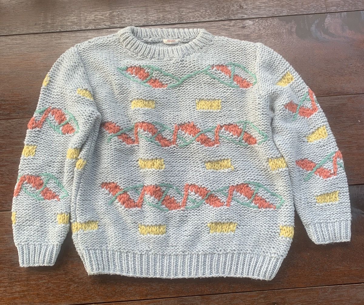 Issey Miyake × Japanese Brand × PERSON'S Vintage Person’s Japan Bo Pure Poetry knitted Size US M / EU 48-50 / 2 - 1 Thumbnail
