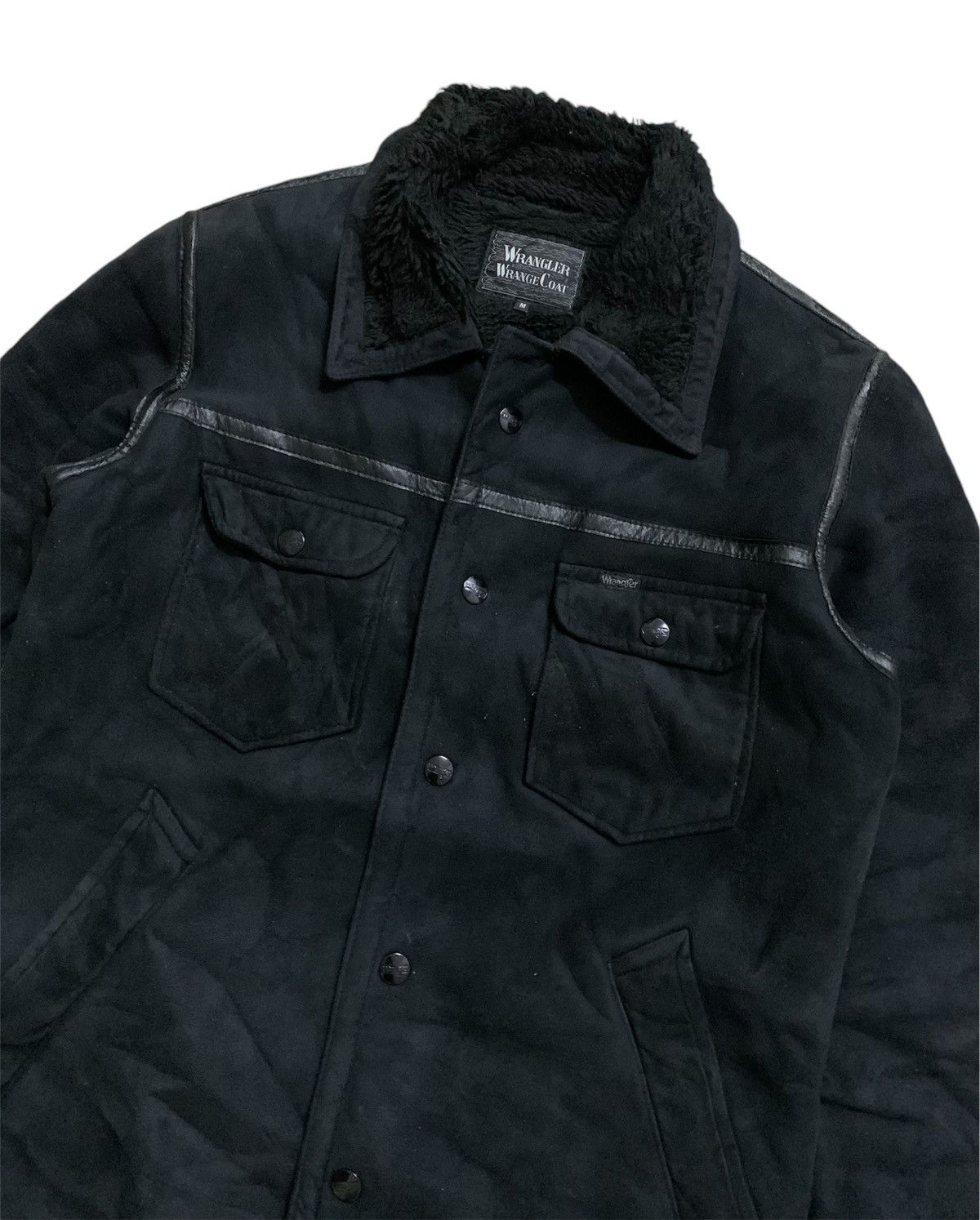 Vintage × Wrangler Vintage Wrangler Wrange Coat Fur Jacket Size US M / EU 48-50 / 2 - 6 Thumbnail