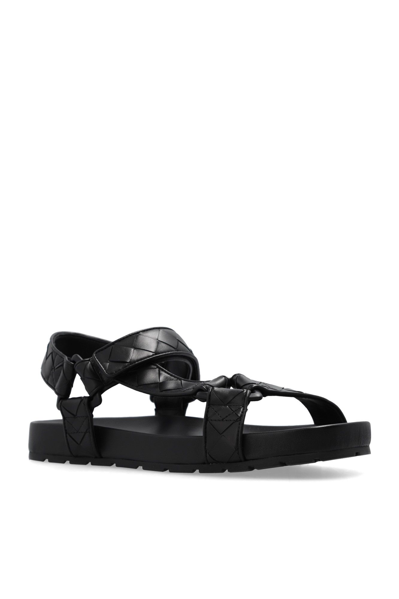 Bottega Veneta 775305 V3HB0 1000 Trip Sandals Size US 11 / EU 44 - 3 Thumbnail