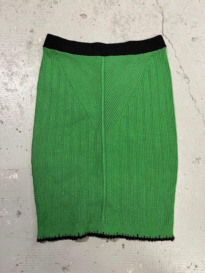 Balmain Balmain Green Buttoned Skirt Size 27" / US 4 / IT 40 - 5 Thumbnail