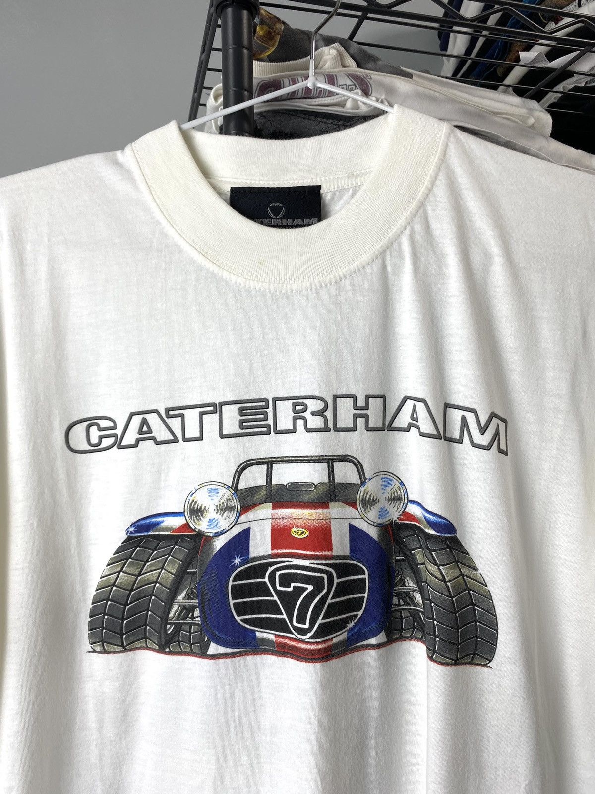 Japanese Brand Rare! Vintage 2002 Festival Caterham MG Lotus Racing T Shirt Size US L / EU 52-54 / 3 - 3 Thumbnail