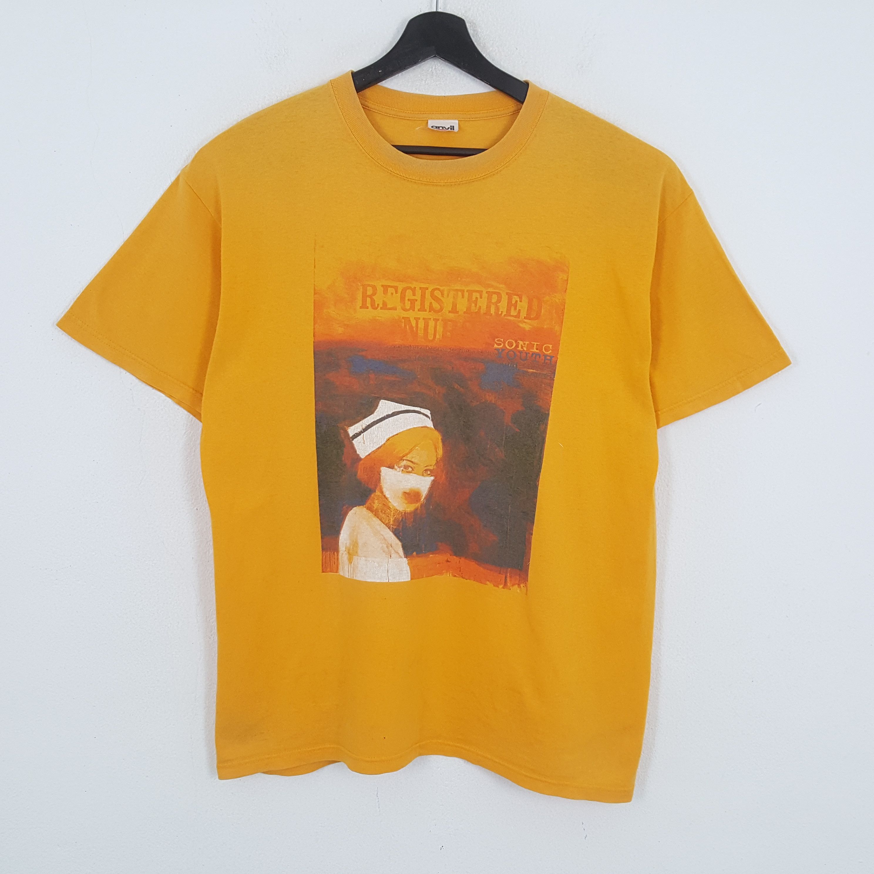 Band Tees × Vintage SONIC YOUTH Rock Band Music Vintage Tshirt Size US L / EU 52-54 / 3 - 1 Thumbnail