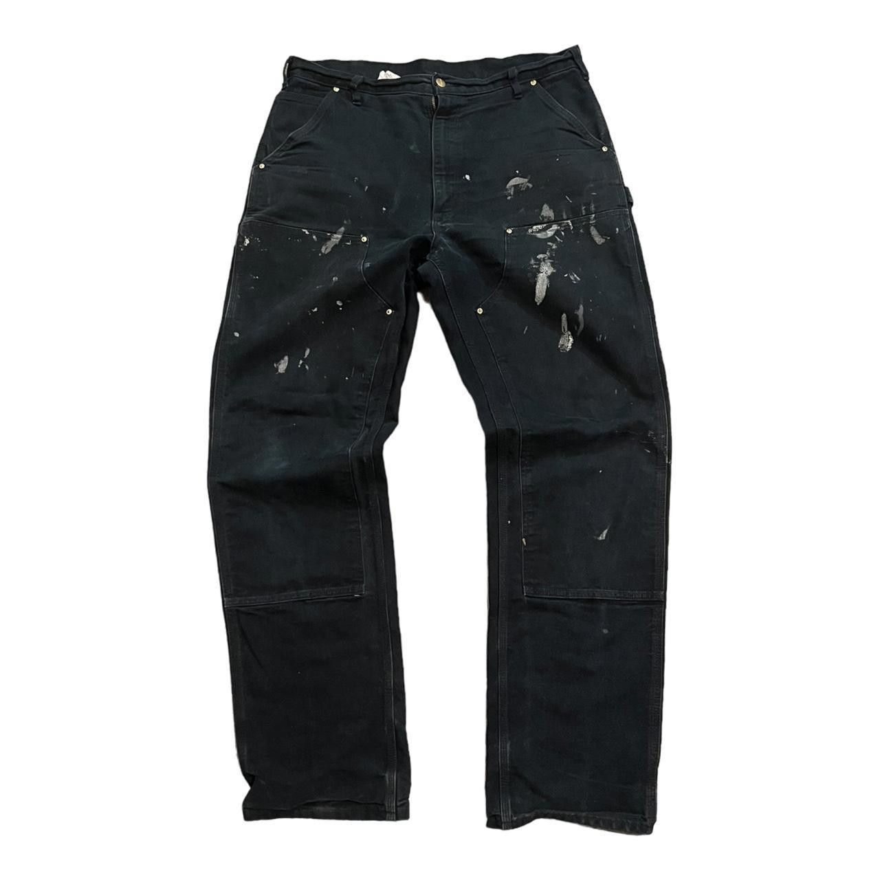 Carhartt Double Knee Black | Grailed