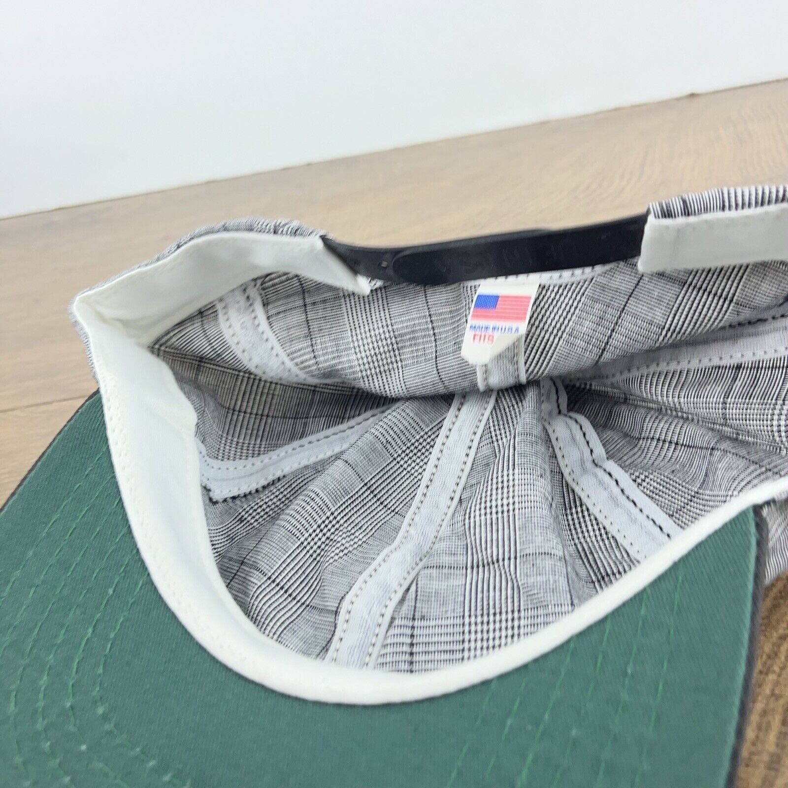Other Plaid Gray Hat Gray Cap Adjustable Gray Adult Size Hat Size ONE SIZE - 11 Thumbnail