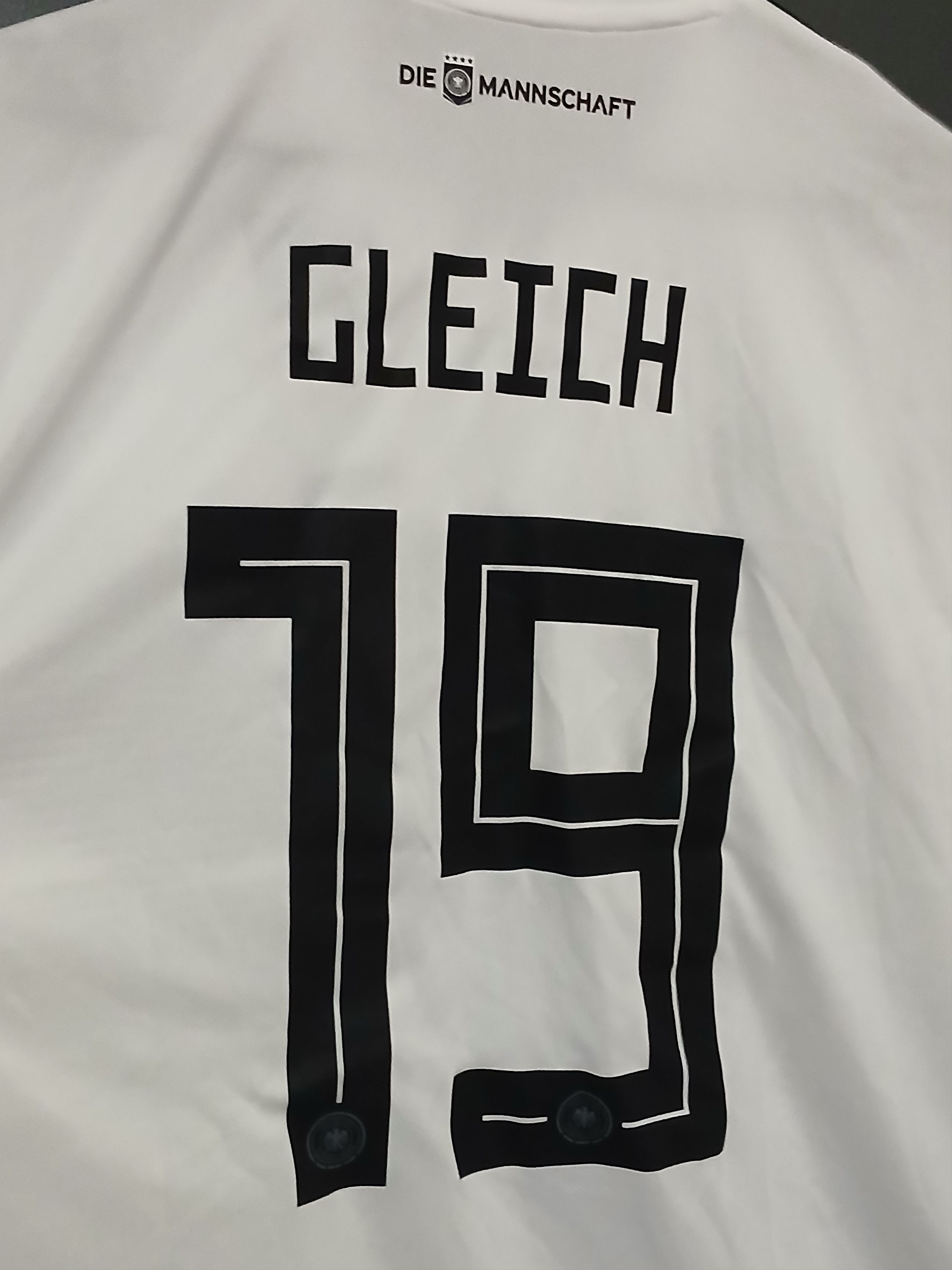 Adidas New Germany National Football Team 18/19 Home Jersey T-Shirt Size US XL / EU 56 / 4 - 4 Thumbnail