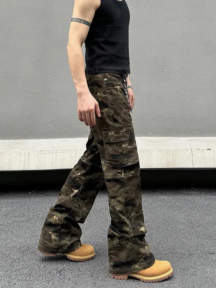 Japanese Brand × Jean Camo Cargo Graphic Pants Size US 32 / EU 48 - 1 Thumbnail