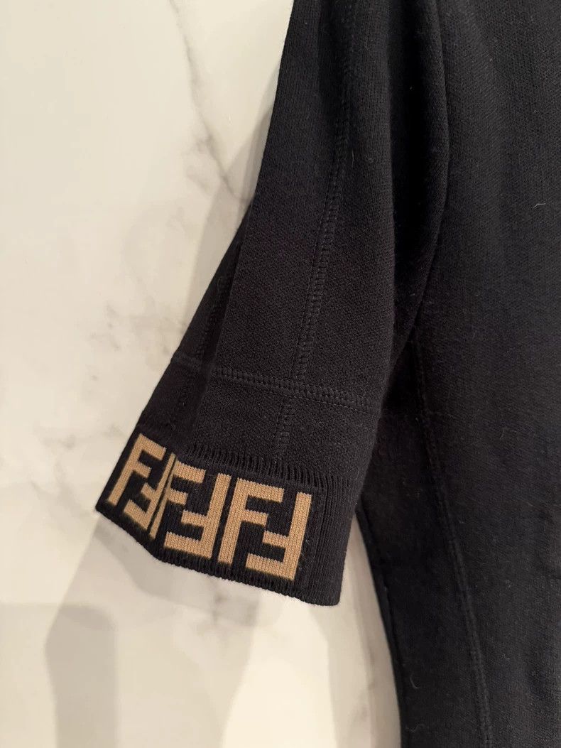 Fendi Fendi size 38 Black knitted short sleeves Size US XXS / EU 40 - 3 Thumbnail