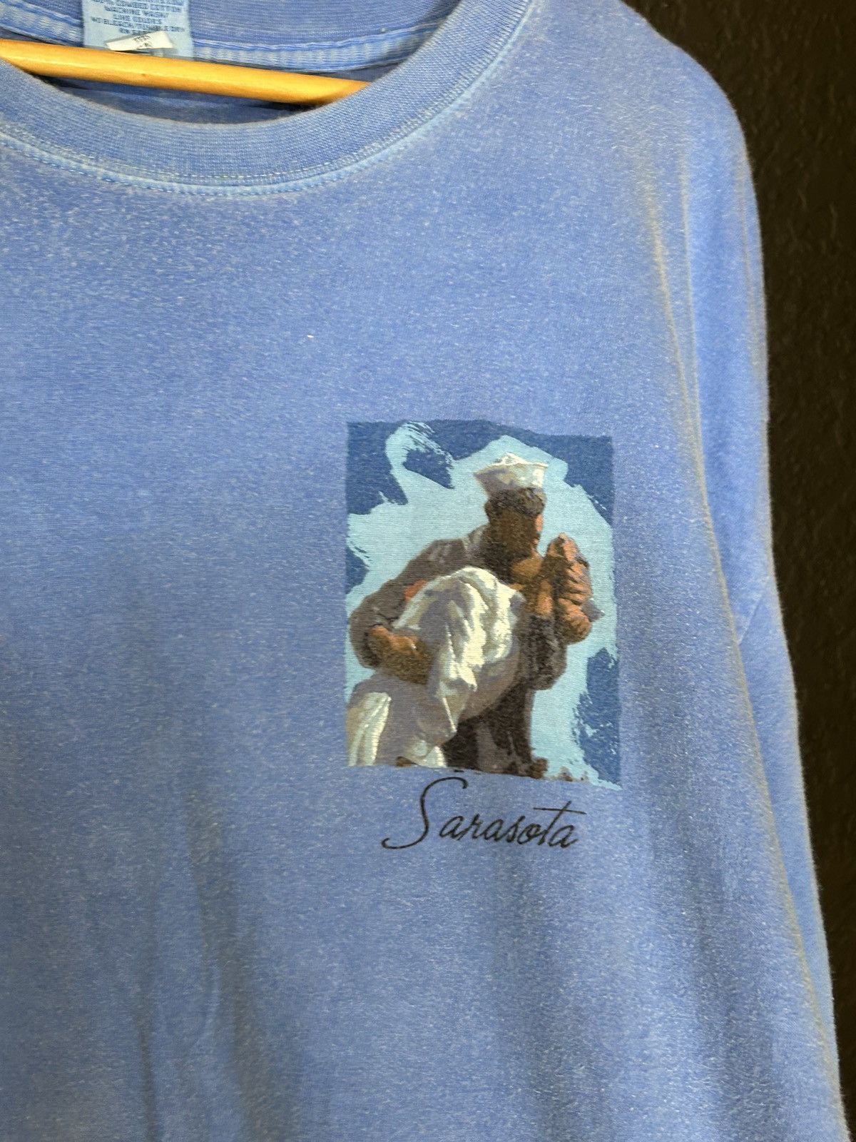 Vintage Y2K Sarasota Sailor Bar Promo T shirt Size US XL / EU 56 / 4 - 2 Thumbnail
