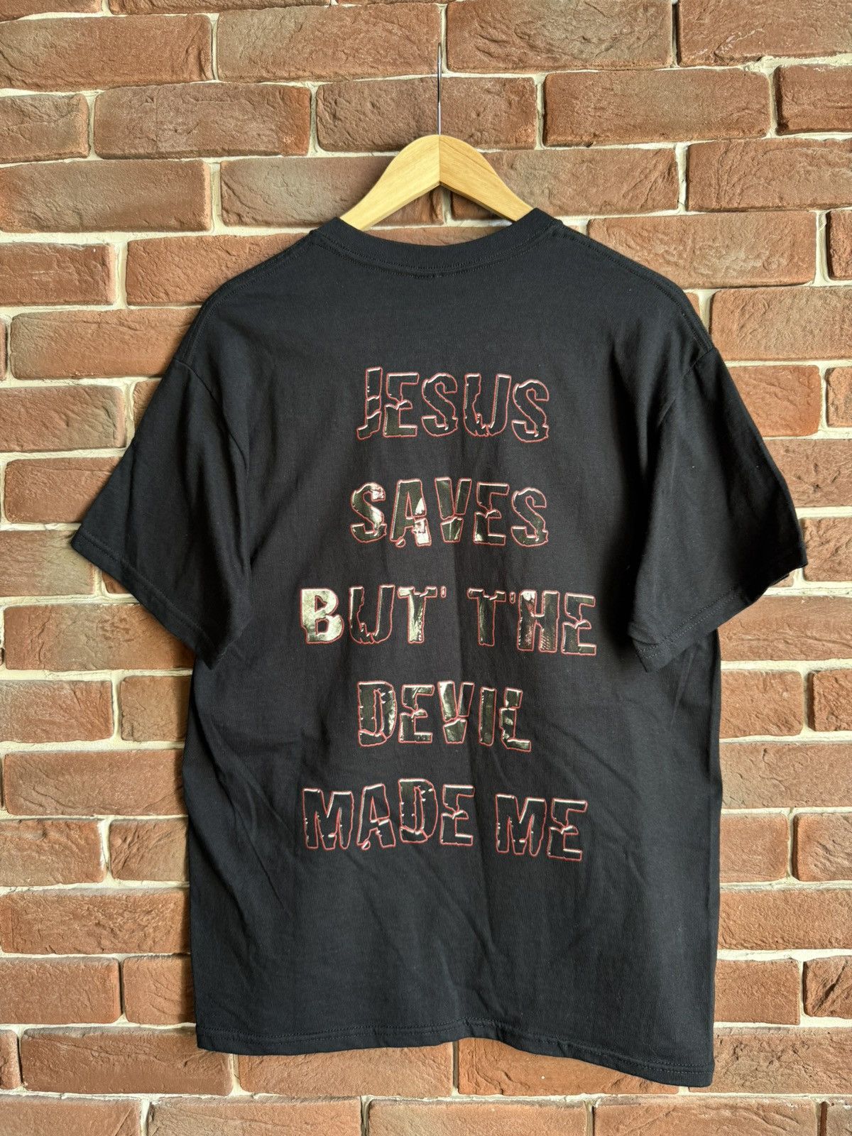 Band Tees Vintage 00s Cradle Of Filth Filth Jesus Saves Metal Band Tee Size US M / EU 48-50 / 2 - 2 Thumbnail