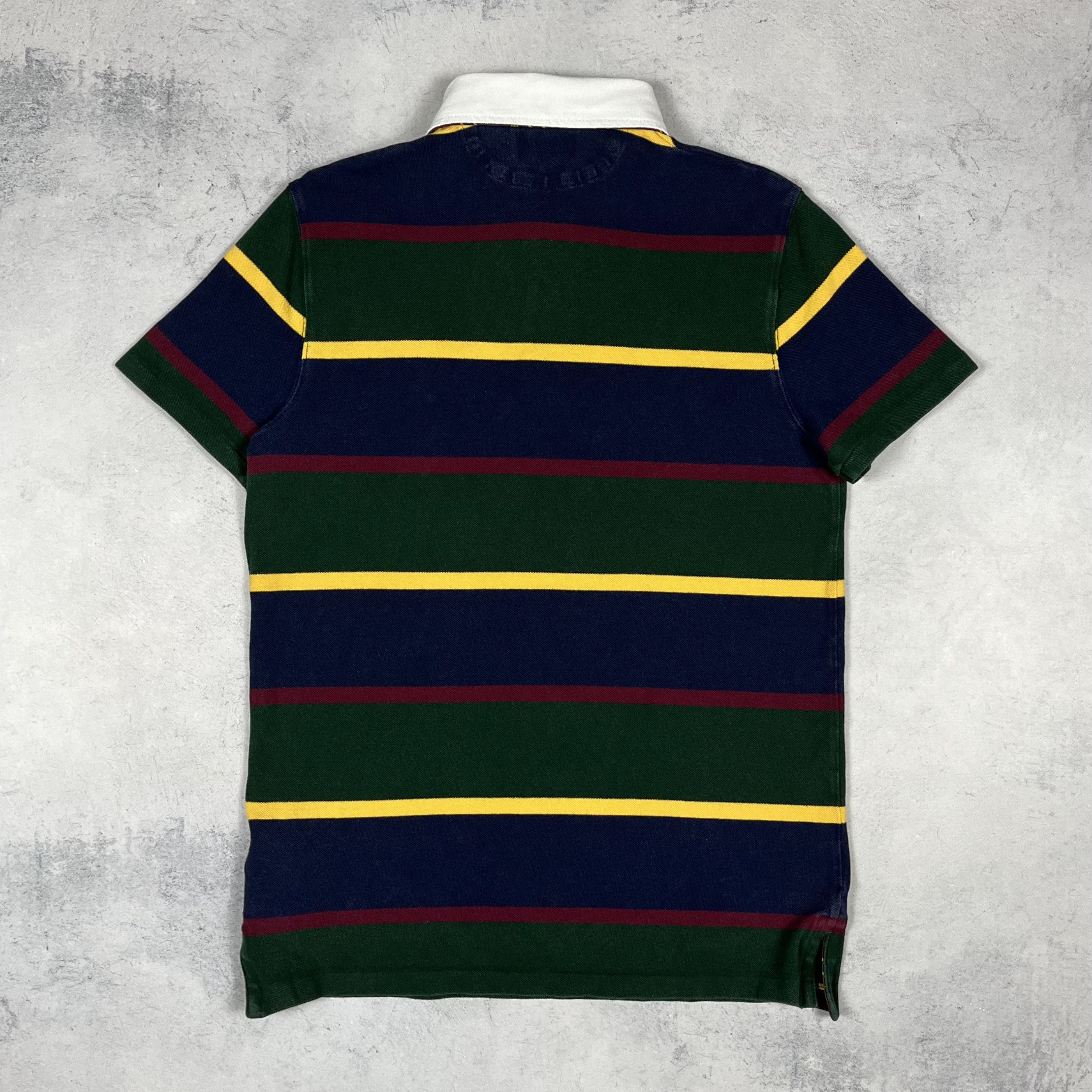 Polo Ralph Lauren Polo Ralph Lauren Polo Bear Rugby Stripped Polo Shirt Size US S / EU 44-46 / 1 - 16 Thumbnail