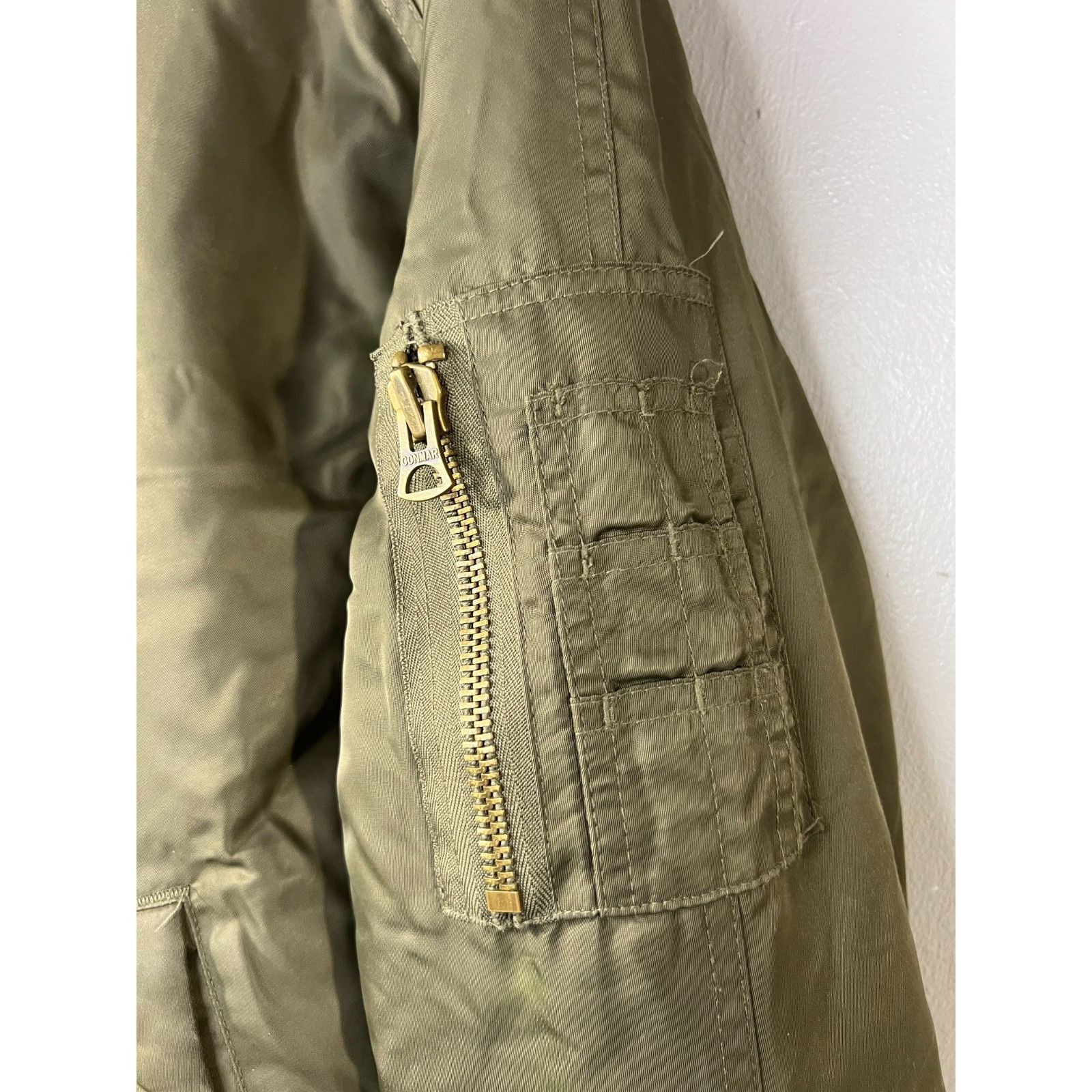 Juicy Couture Vintage Y2K Faux Fur Juicy Couture Green Military Flight Dow Size XL / US 12-14 / IT 48-50 - 5 Thumbnail